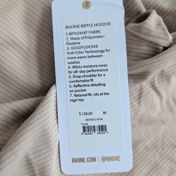 Rhone Ribbed Ripple Hoodie - Picture 5 of 5